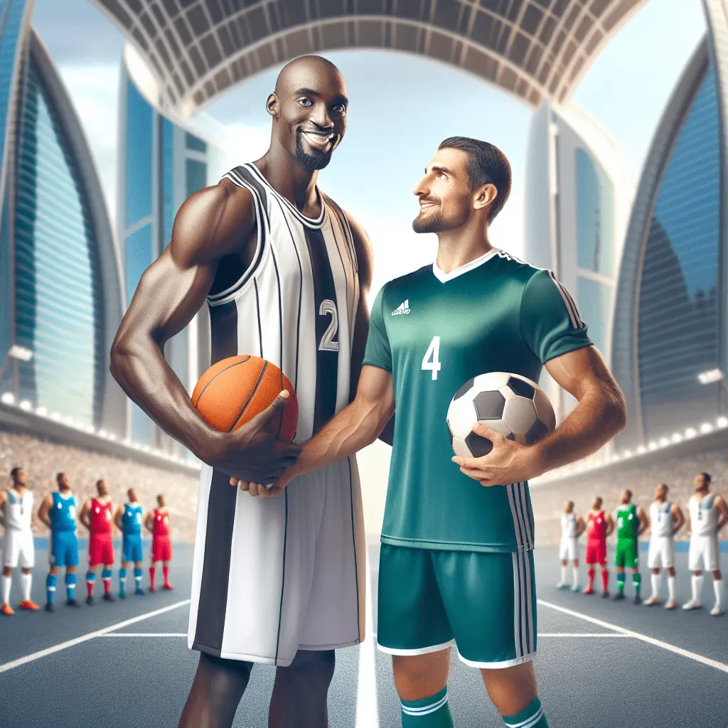 Alessandro Del Piero e Kevin Garnett: un simbolico scambio di maglie ad Abu Dhabi celebra l’unione tra calcio e basket