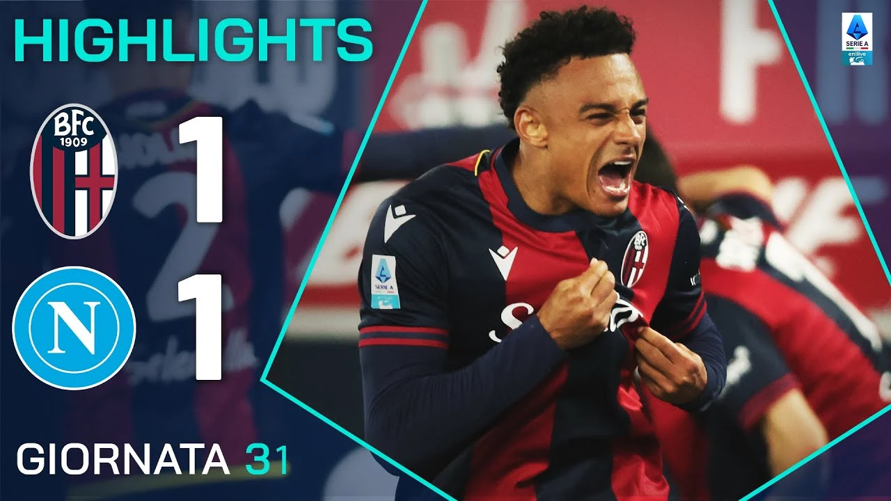 Napoli rallenta nella corsa al titolo con un pareggio contro il Bologna allo stadio Dall’Ara