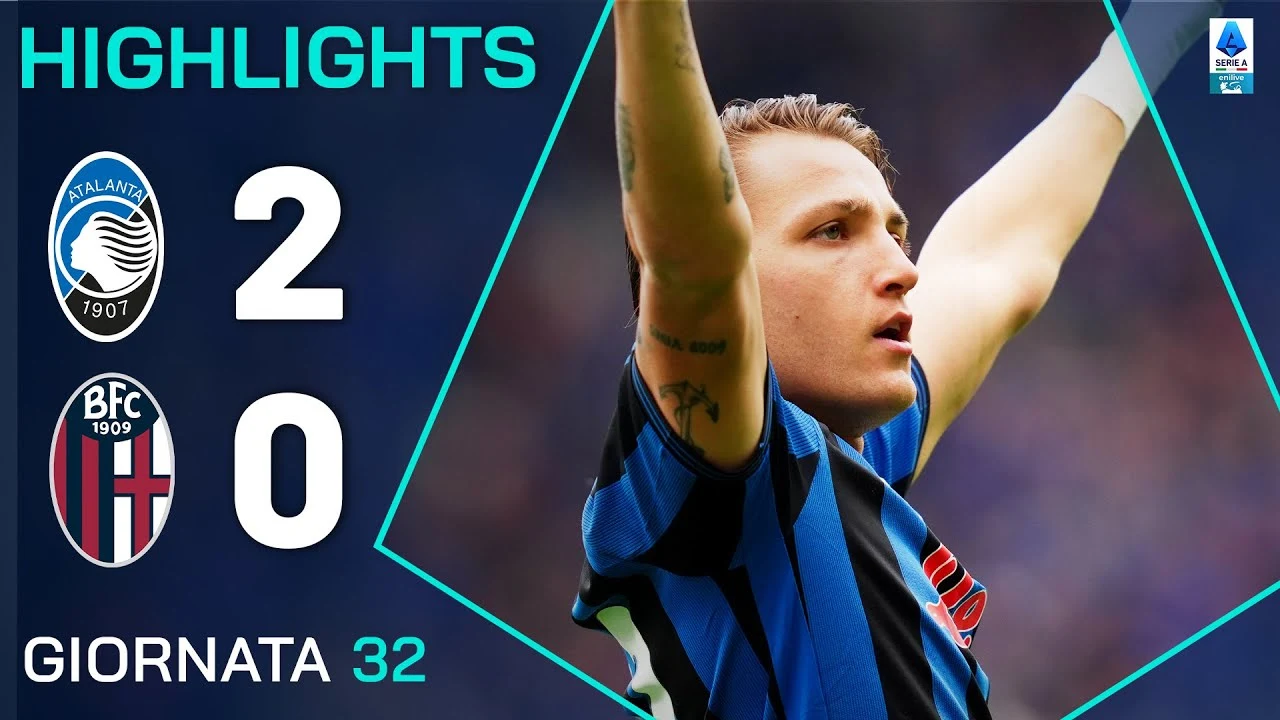 Atalanta torna alla vittoria battendo il Bologna 2-0 al Gewiss Stadium nella 32ª giornata di Serie A