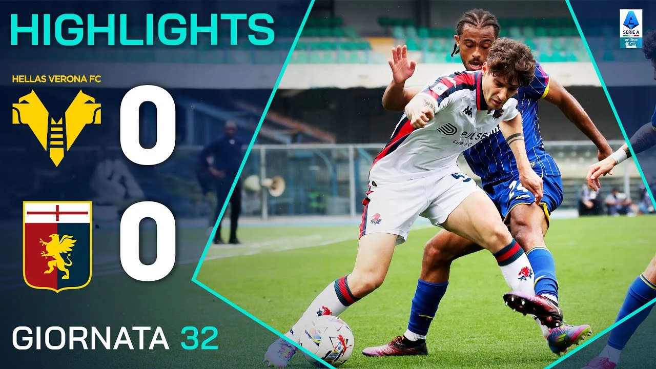 Pareggio senza reti tra Verona e Genoa in uno scontro cruciale per la Serie A