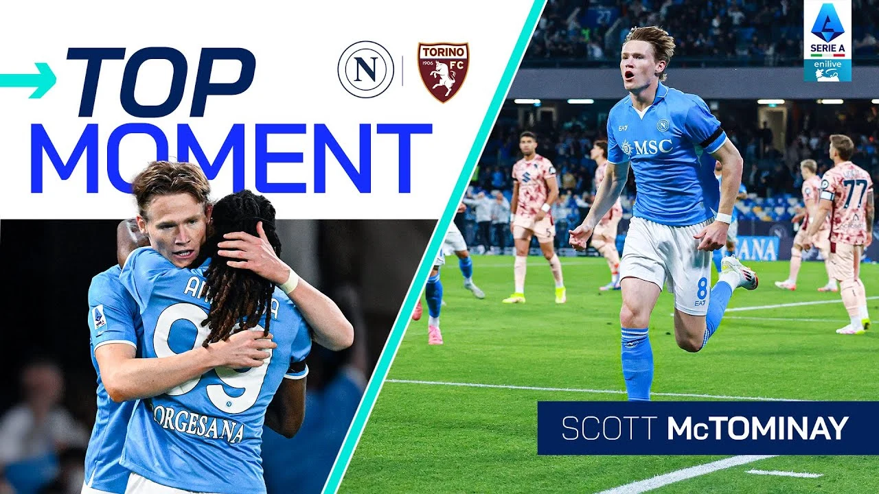 Scott McTominay riscrive la storia del calcio scozzese in Serie A con il Napoli e diventa il centrocampista più prolifico della stagione 2024/25.