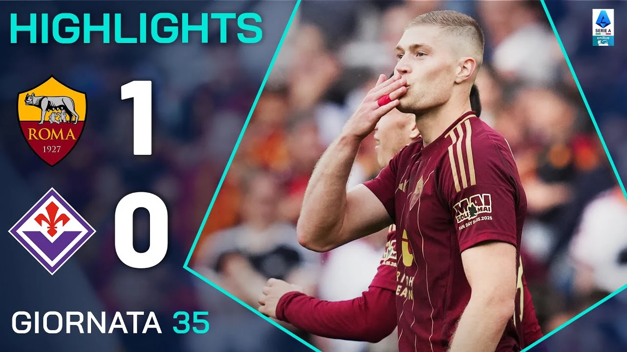 La Roma trionfa sulla Fiorentina con un gol decisivo di Dovbyk: Giallorossi in corsa per la Champions League